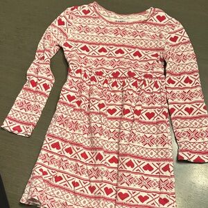 Red and White Patterned Old Navy Kids Dress